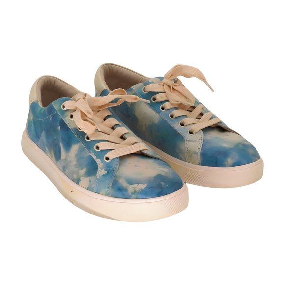 Sam Edelman Ethyl Comfort Sneaker, Women's Size 8.5 M, Blue MSRP $99.95 - Picture 1 of 5